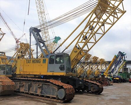 150 Ton Used HITACHI SUMITOMO SCX1500-2 Crawler Crane