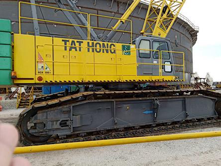 150 Ton Used HITACHI SUMITOMO SCX1500-2 Crawler Crane