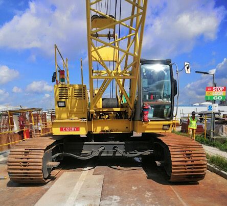 55 Ton Used HITACHI SUMITOMO SCX550E Crawler Crane