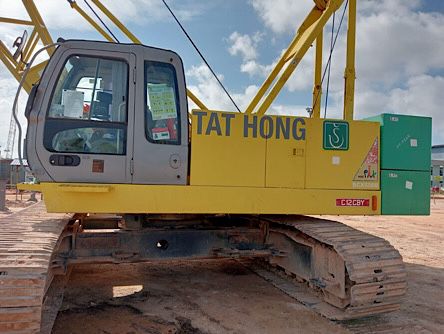 55 Ton Used HITACHI SUMITOMO SCX550E Crawler Crane