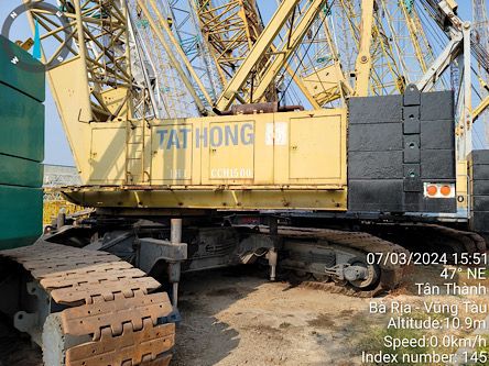 150 Ton Used IHI CCH1500-3 Crawler Crane
