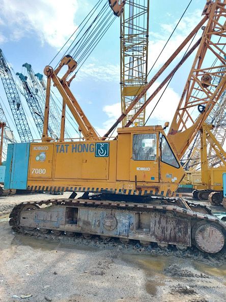 80 Ton Used KOBELCO 7080 Crawler Crane