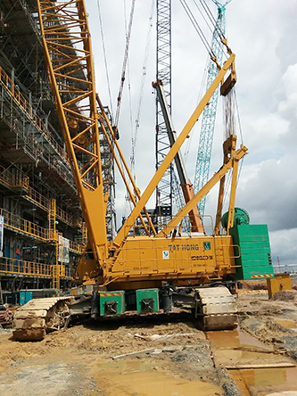 300 Ton Used KOBELCO 7300 Crawler Crane
