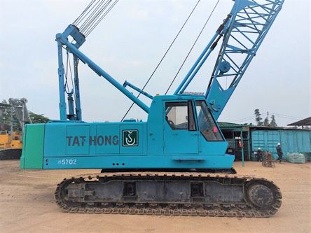 50 Ton AS IS Condition NISSHA DH500-5 Crawler Crane