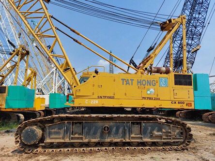 80 Ton Used SAMSUNG CX800 Crawler Crane